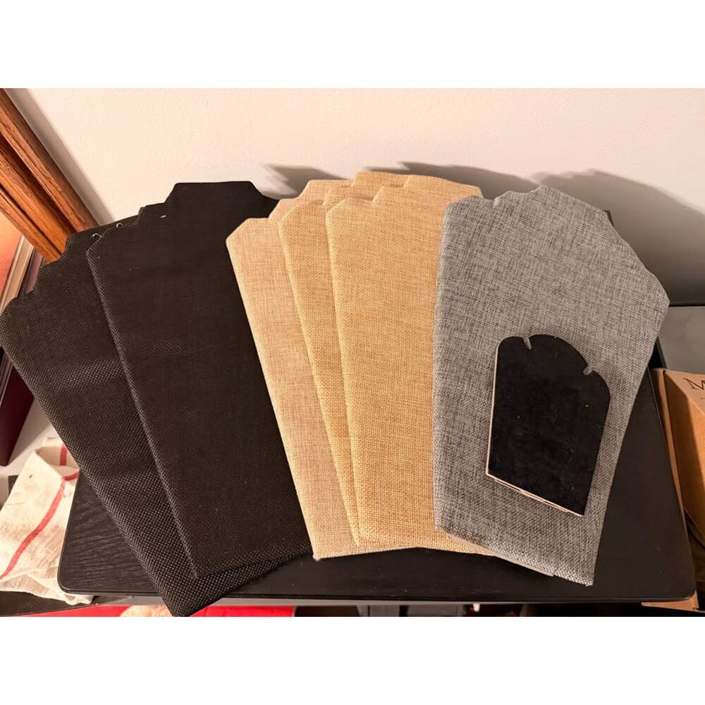 Various Necklace Display Easels - 6 large & 1 small